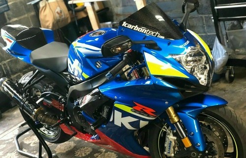 2011-2012-2014-2018-2022 SUZUKI GSXR 600 750 CARBON FIBER REAR FENDER HUGGER - Picture 12 of 12