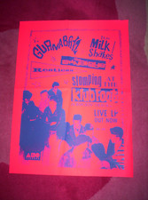 PSYCHOBILLY ORIGINAL PROMO POSTER. Klub Foot, Stingrays, Guana Batz, Milkshakes.