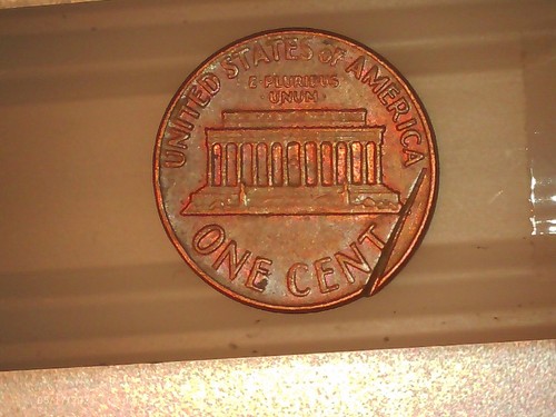 1970-D Lincoln Memorial Penny Cent HUGE Planchet Error & DDO gem 1 cent - Picture 6 of 8