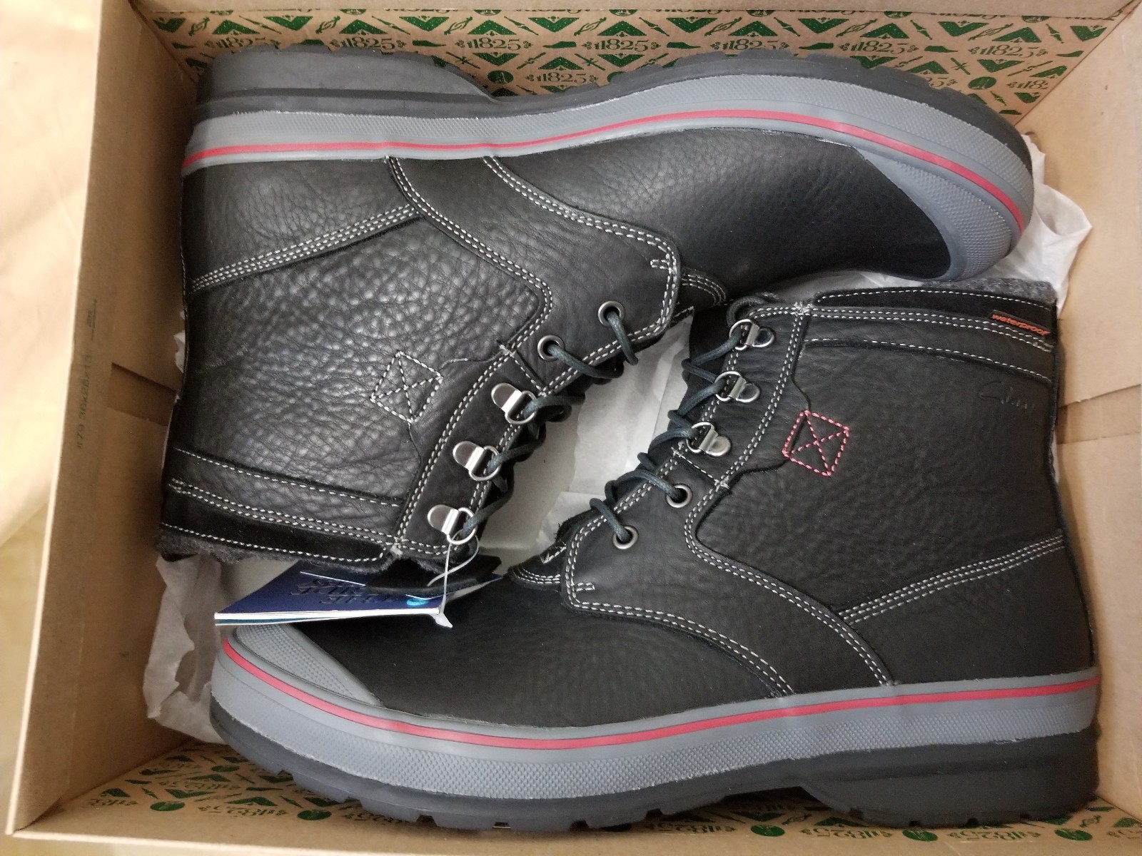 Clarks milwright rise black men's boot size 13 Clarks milwright rise black men's boot size 13