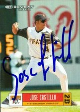 Jose Castillo autographed Baseball Card (Pittsburgh Pirates) 2005 Donruss #307
