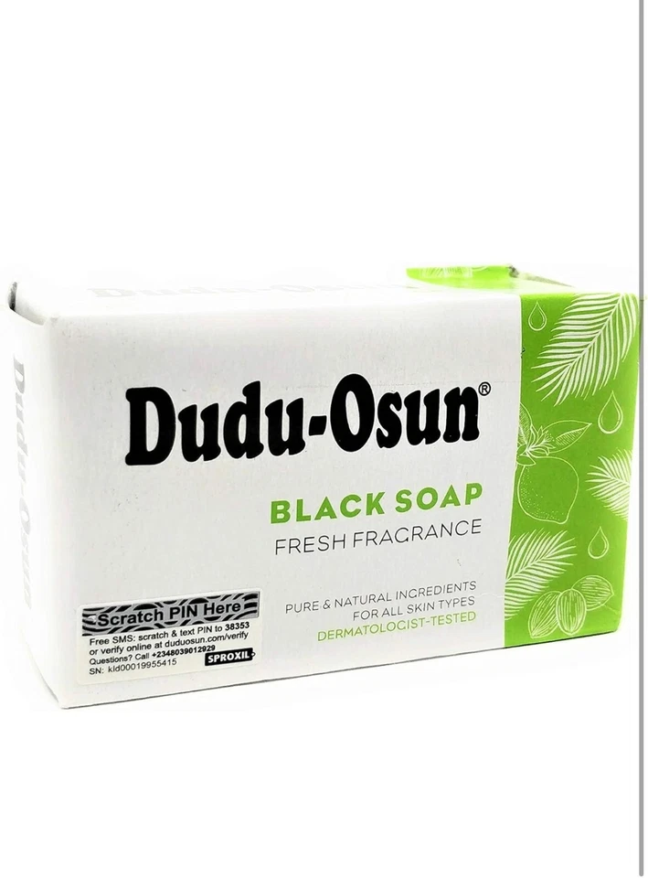 Preços de venda inteiros|Sabonete preto cru natural africano DuduOsun 3 4 5 6 8 10 12 24 36 48 - Imagem 3 de 4