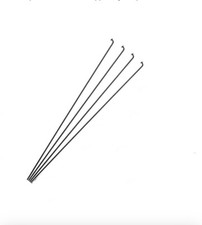 4 REPLACEMENT Bicycle Spokes 14g Durable Stainless Steel 280mm , No Nipples