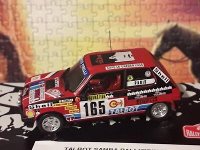 talbot samba rally rally montecarlo 1984 F.DELECOUR 1:43 - Photo 1/4