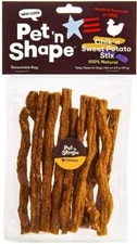 Dog, Pet 'n Shape Natural Chik 'n Sweet Potato Stix Dog Treats (3.5 oz)