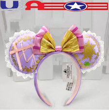 Disney Parks Rapunzel Tangled Pascal Mickey Ears Minnie Mouse Headband US