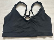 Athleta Solace Bra Cypress Black Sports Yoga Gym