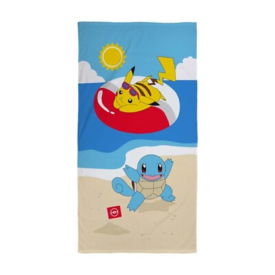 POKEMON PIKACHU Duschtuch Strandtuch Badetuch 70 x 140 cm  