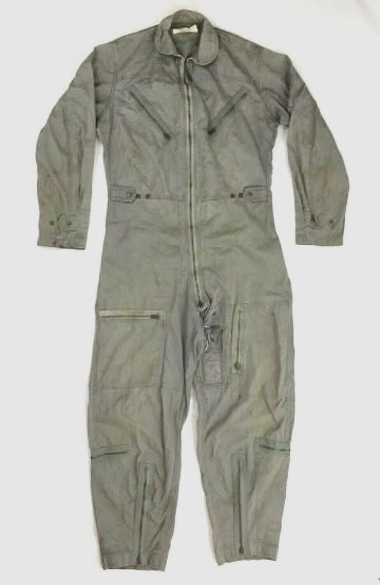 60’s US.AF K-2B flight suit Vietnam USAF Type K-2B Flight Suit Coveralls Size Medium Reg