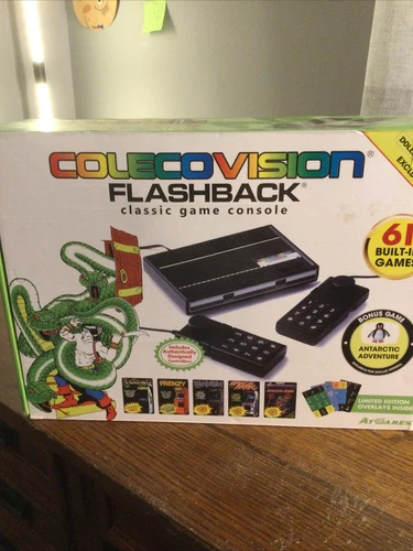 ColecoVision 2014 Flashback Classic Game Console AtGames Collectors Ed Open Box