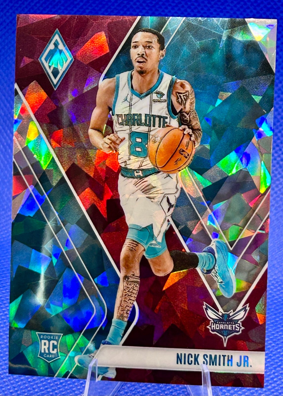 2023-24 Panini Phoenix Basketball - Nick Smith Jr. #255 "Maroon Ice" 28/275