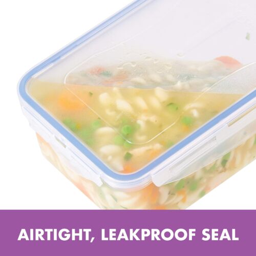 LOCK & LOCK Easy Essential Storage Set/Food Containers Airtight Bins/BPA-Free... - Picture 4 of 10