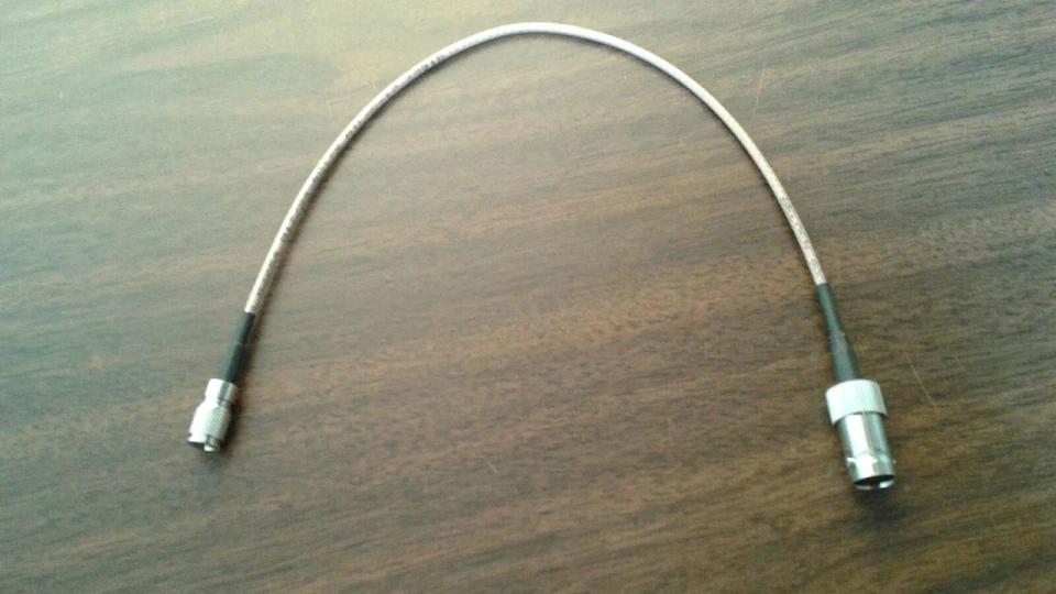 US MADE  BNC female to 1.0/2.3 DIN male  RG179 SDI pigtail cable 75ohm  6 inch - Image 2 of 2