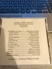 Live Opera Recording CD -1442 1970 Chenier Kabaivanska Tucker Sereni Forst Kraft