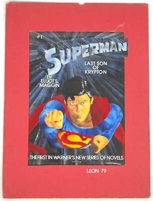 Superman The Last Son of Krypton #1 Paperback Book COVER