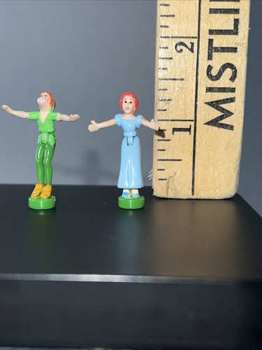 Vintage Disney Polly Pocket figure Magic Kingdom Peter Pan and Wendy
