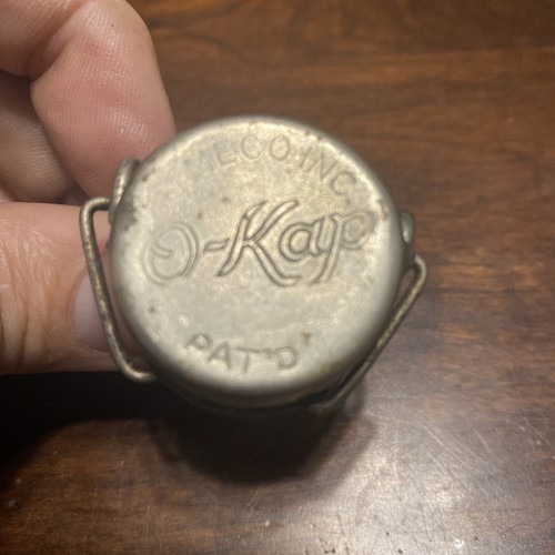 Tappo bottiglia birra vintage Meco Inc. "O-Kap" alluminio/argento look tappo richiudibile - Foto 3 di 6