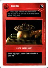 Star Wars White Border CCG Card Ommni Box 