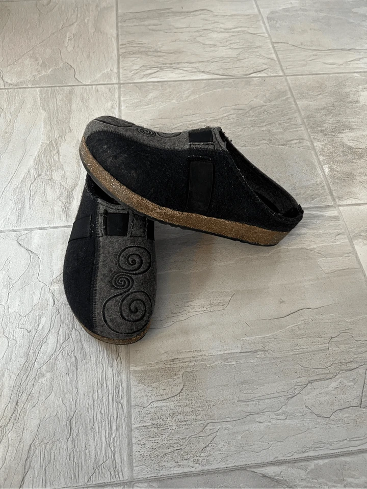 Haflinger женщин поскользнуться на сабо тапочки чисто новый шерсти размер 40 - Изображение 2 из 4