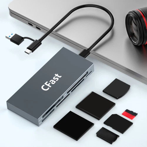 USB 3.0 USB C USB Card Reader CFast Card Readers for CFast/CF/MS/SD/TF/XD Card