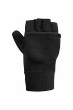 Cat  Jack Kids Fingerless Fleece Mittens - Black - Size: 4-7 - New