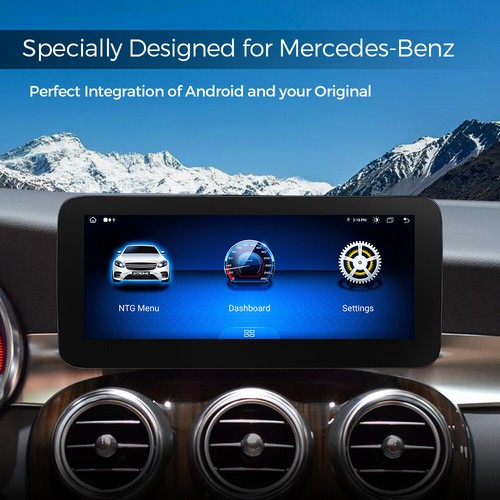 10.25" Android 14 Retrofit 4G Car Stereo GPS 64G For Benz C-W205 X253 W446 W470 - Picture 14 of 18