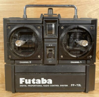 FUTABA FP-T2L Remote Radio Controller Proportional 2 Channel 72.160Mhz UNTESTED 