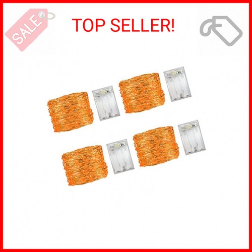 4 Pack Battery Operated Dewdrop Led Lights,Indoor Mini Fairy Lights With Timer F