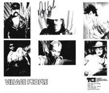 * DAVID HODO * signed 8x10 photo * VILLAGE PEOPLE CONSTRUCTION WORKER * COA * 20