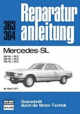 Repair Manual Mercedes 280 SL/SLC, 350 SL/SLC, 450 SL/SLC W107 from 71