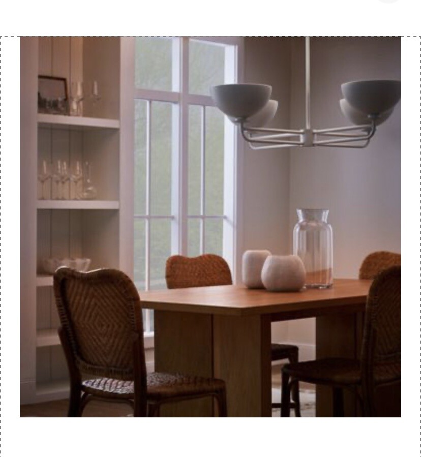 Threshold Designed With Studio McGee Dome Chandelier White for