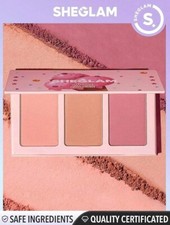 SHEGLAM Sweet Cheeks Blush Trio, Clolor Powder Blush Palette in two designs