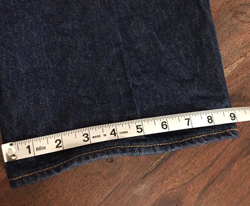 Levi's 501 XX Men's Size 40x30 Button Fly Straight Leg Dark Wash Cotton Jeans - Picture 7 of 11