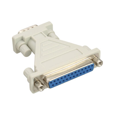 InLine  AT-Adapter, 25pol Sub D Buchse an 9pol Sub D Stecker