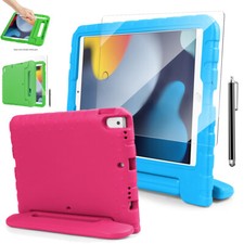 For iPad 9th 8th 7th Generation 10.2 Case Kids Shockproof Heavy Duty Stand Cover