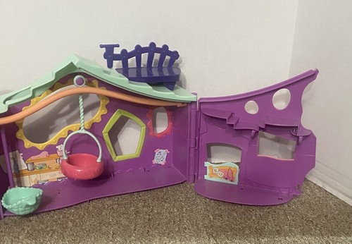 Hasbro Littlest Pet Shop Purple Club House Playhouse - Picture 9 of 10
