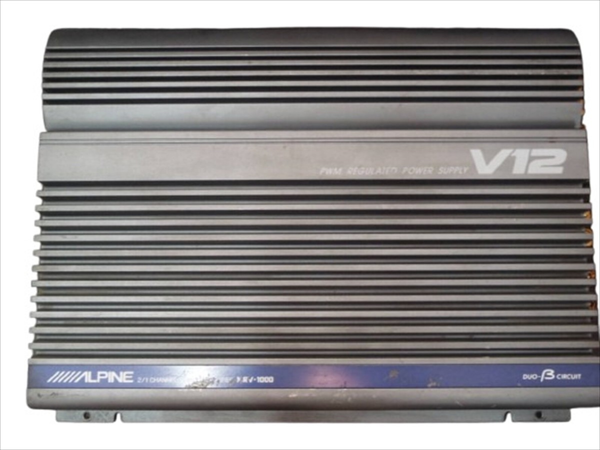 Alpine MRV-1000 V12 Car Stereo Amp Power Amplifier Max 1000W