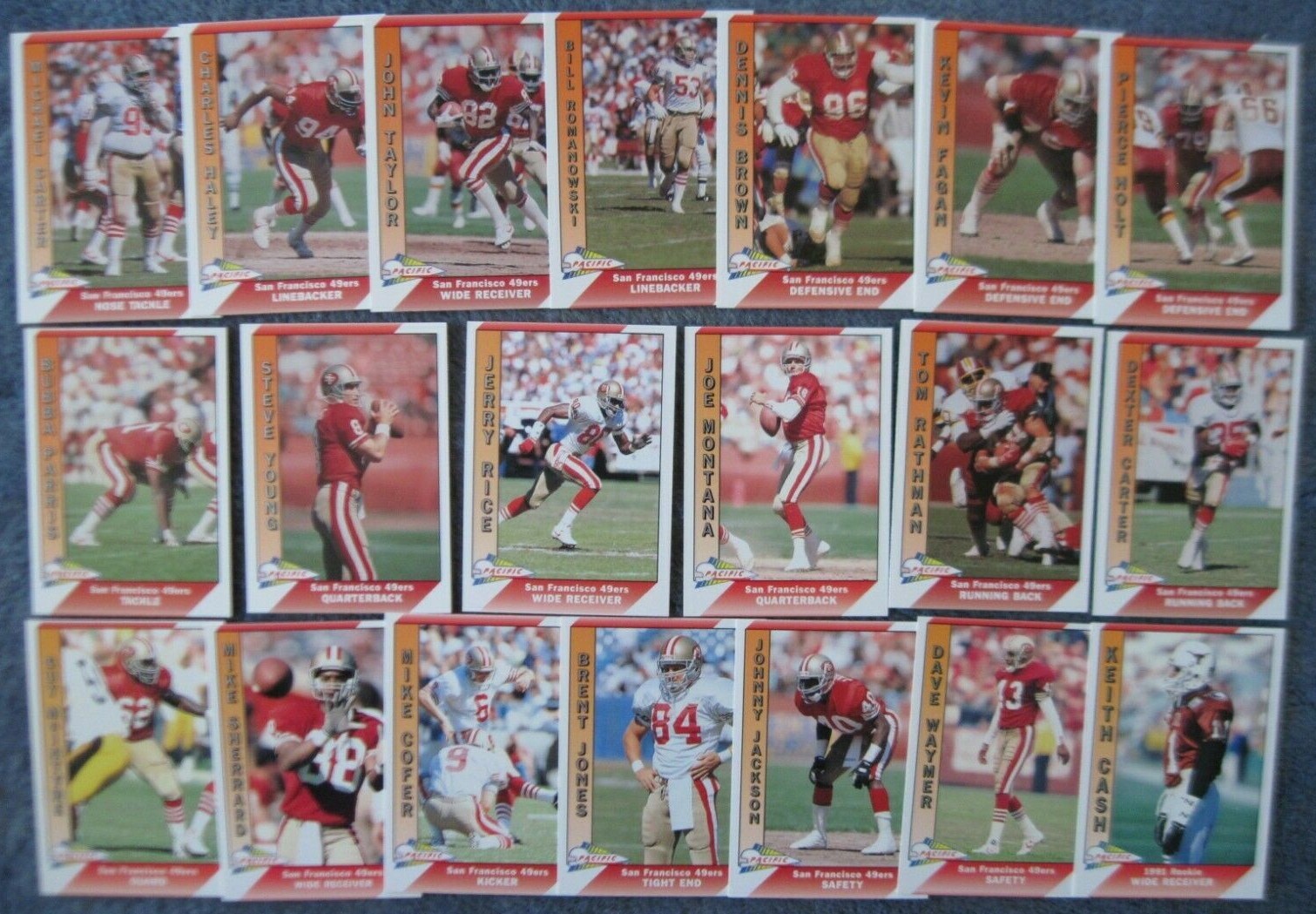 49ers TEAM SETS You Pick 1988  1991-93 Topps Score Pacific UD Montana Rice Cards