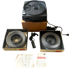 Kodak 760H Carousel Projector COMPLETE - Remote Box 140 Trays - AS-IS Read