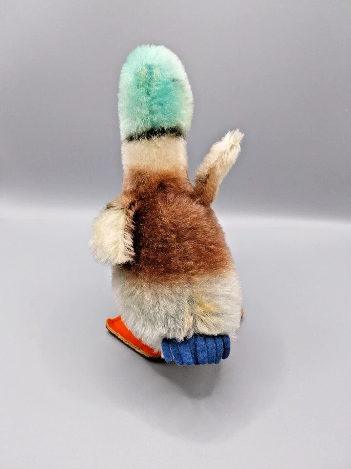 Steiff stehende bunte Ente Mohair - Bild 3 von 3