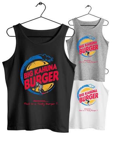 Herren Tank Top Muscle Shirt Big Kahuna Burger Fiction Movie Pulp Winsent Jules - Bild 1 von 2
