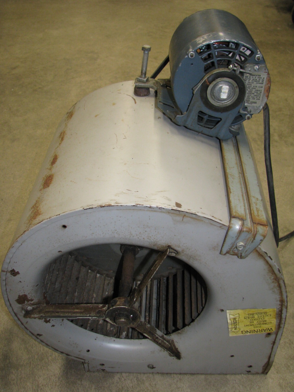 Furnace Blower Fan with 1/4hp Westinghouse Electric Motor 115volt eBay