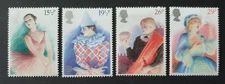 1982 GREAT BRITAIN GB UK HISTORY EUROPA PIERROT BALLET VF MNH