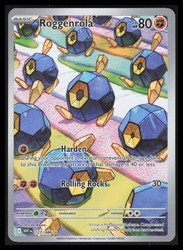 Roggenrola 127/086 Scarlet & Violet—White Flare Illustration Rare Holo