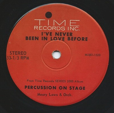 Maury Laws - I've Never Been In Love Before - Used Vinyl Record 7 - G8100z