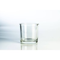 Inna-Glas GroßEs Teelicht - Windlicht Glas John, Klar, 12Cm, Ø 12Cm