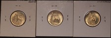 1972 Vatican City 20 Lire Unc Coins (3)  KM# 120
