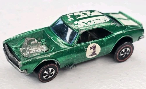HOT WHEELS REDLINE GREEN HEAVY CHEVY VINTAGE ORIGINAL