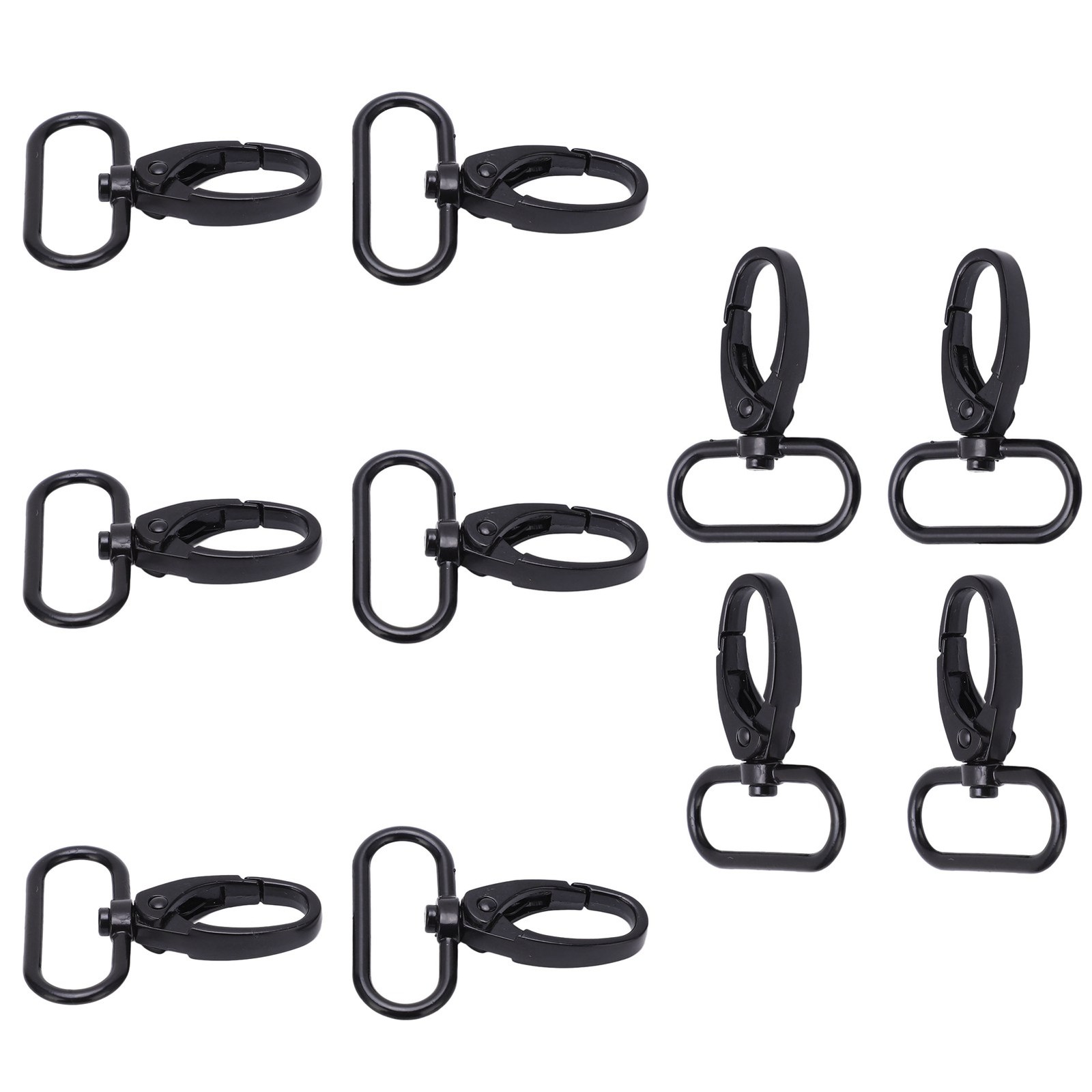 20 Durable Alloy Trigger Snap Hooks High Flexibility Keychain Clip For DIY Craft
