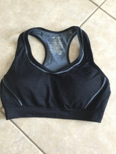 Women's Danskin Athletic Sports Bra Black Medium 8-10 NEW